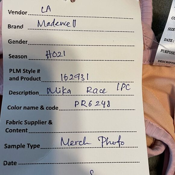 Everlane Linea Aqua Sample Monokini One-Piece Cutout Swimsuit Lilac Purple S - Picture 6 of 6